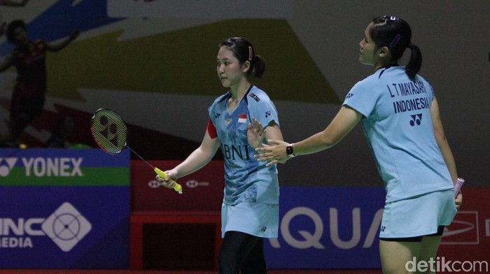 Lanny/Ribka Lolos 16 Besar Indonesia Masters 2024 Dalam pertandingan babak 32 besar Indonesia Masters 2024 di Istora Senayan, Jakarta, Selasa (23/1/2024) sore WIB, Lanny/Ribka menang dua gim langsung 22-20, 21-17.
