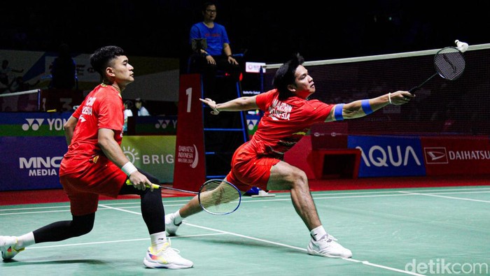 Leo/Daniel Sikat Wakil Jerman di Indonesia Masters 2024 Leo/Daniel bertanding melawan Lamsfuss/Seidel pada babak 32 besar Indonesia Masters 2024 di Istora Senayan, Jakarta, Selasa (23/1/2024).