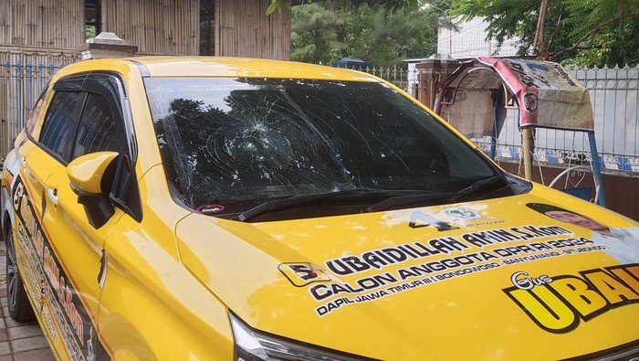 Mobil caleg DPR RI dari Golkar dirusak orang tak dikenal