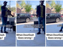 Tak Diberi Tip, Pengantar Makanan Ini Melahap Pesanan Pelanggan