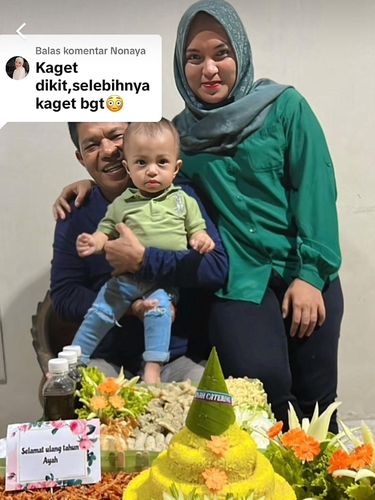 pasangan beda usia 38 tahun, Renata Fadhea dan Misdartono. Kisahnya viral di TikTok