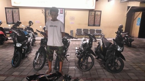 Spesialis curanmor ditangkap polisi.