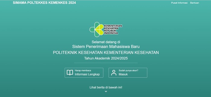 Penerimaan Mahasiswa Baru Poltekkes Kemenkes RI