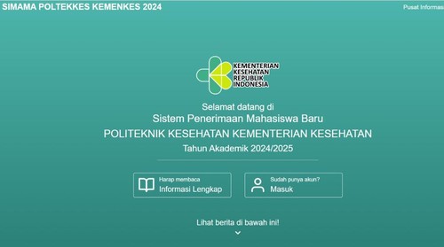 Penerimaan Mahasiswa Baru Poltekkes Kemenkes RI