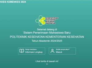 Ditutup 13 Mei, Ini Cara dan Syarat Mendaftar di Poltekkes Kemenkes 2024