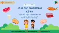 25 Januari Hari Gizi Nasional, Begini Sejarah Dan Tema Peringatannya