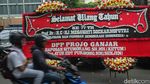 Ragam Karangan Bunga Ulang Tahun Hiasi Kediaman Megawati