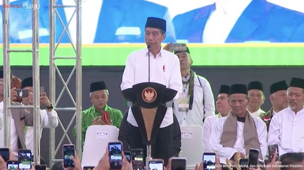 Sambutan Presiden Jokowi pada Apel Santri dan Pelajar Emas 2045, Wonosobo, 22 Januari 2024