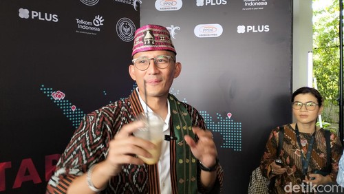 Sandiaga Uno saat di Labuan Bajo, NTT.
