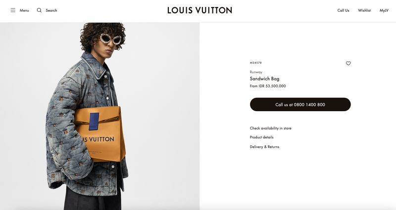 Sandwich Bag Louis Vuitton Sandwich Bag Louis Vuitton