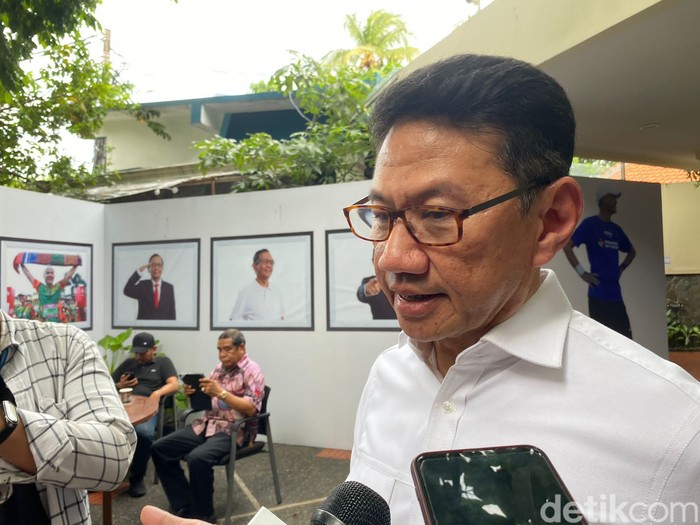 Sekretaris eksekutif TPN Ganjar-Mahfud, Heru Dewanto. (Tina Susila/detikcom)
