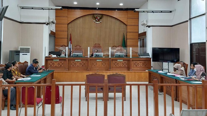 Sidang praperadilan Eddy Hiariej (Yogi/detikcom)