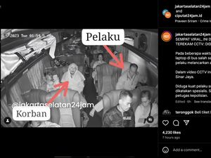 Viral Detik-detik Pencurian Laptop di Bus Malam saat Korban Tidur