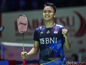 Hasil Indonesia Masters 2024: Anthony Ginting Maju ke Babak 8 Besar