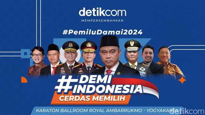 #DemiIndonesia Cerdas Memilih digelar di Jogja, Kamis (25/1/2024).