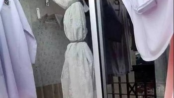 Tengah malam ambil minum, eh lihat ini. Gimana nggak auto kabur. Foto: X/Twitter/shitegoblin  