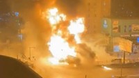 Ini penampakan ledakan gas yang terjadi di kawasan Ulan Bator, Mongolia, Rabu (24/1/2024).