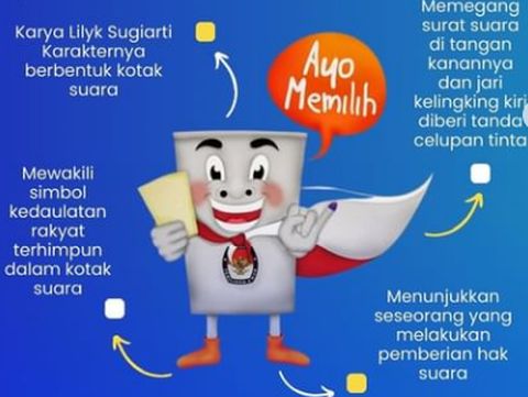 Berikut ini sederet maskot Pemilu dari 2009 hingga 2024. Nama dan bentuknya lucu-lucu loh Rek!