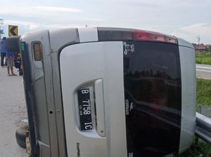 Fakta-fakta Mobil Rombongan Santri Terguling di Tol Brebes Tewaskan 2 Orang
