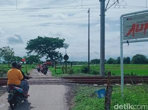 Hore! 8 Perlintasan KA Tak Berpalang di Klaten Mulai Dijaga Relawan
