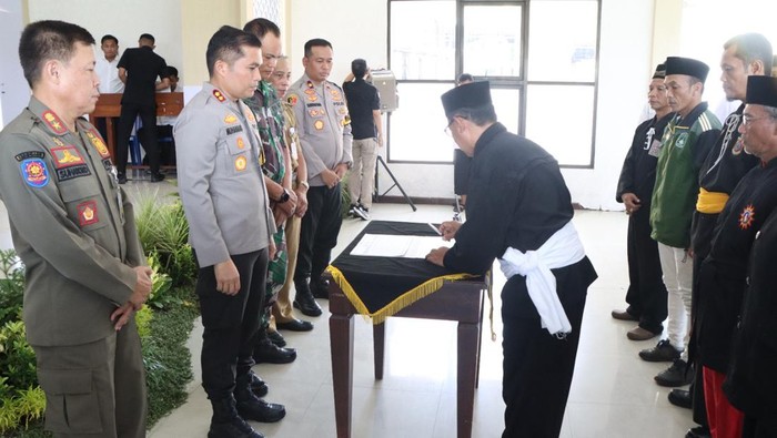 Pesilat Nganjuk Deklarasikan Pemilu Damai