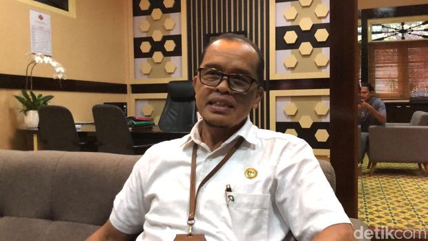 Sekda DIY Beny Suharsono ditemui detikJogja di kantornya, Rabu (24/1/2024).