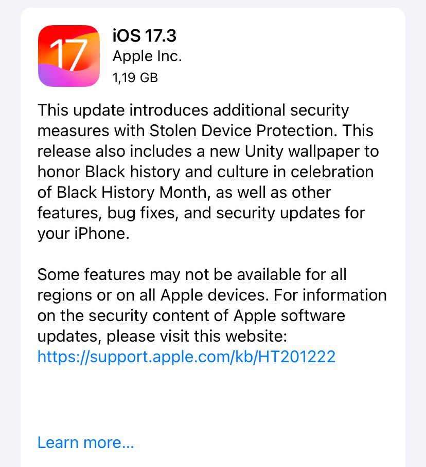 Daftar fitur baru di iOS 17.3 akan membuat pencuri iPhone pingsan