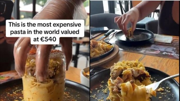 Wow! Pasta Termahal di Dunia Ini Seporsi Harganya Rp 9,2 Juta