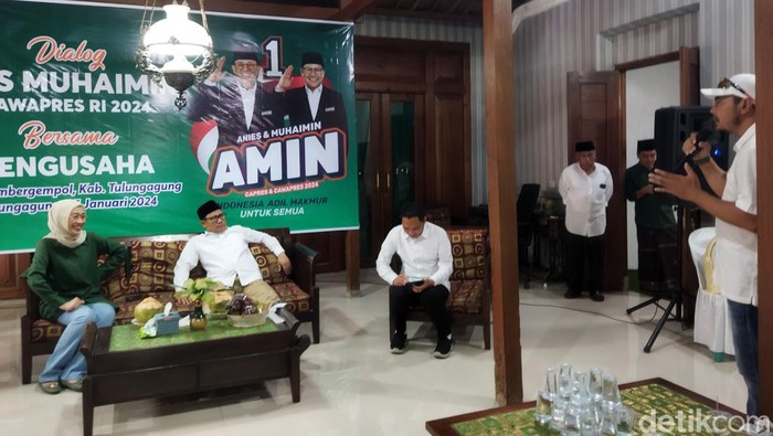 Cak Imin di Tulungagung (Fadil/detikcom).