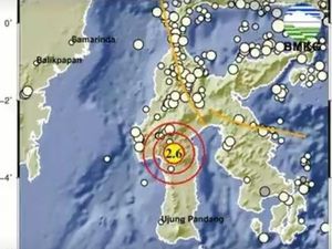 Gempa Terkini M 2,6 Guncang Enrekang Sulsel, Berpusat di Darat