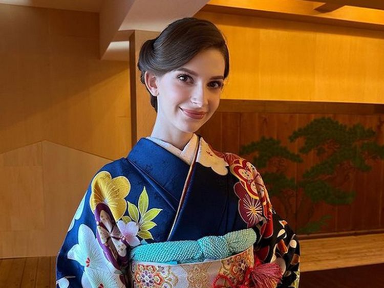 7 Potret Karolina Shiino, Wanita Ukraina yang Jadi Pemenang Miss Jepang 2024