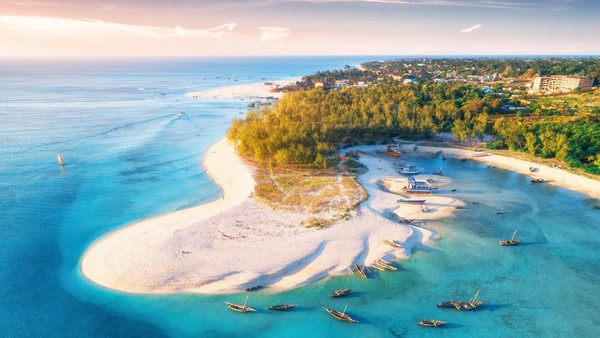 Foto: Keindahan Zanzibar yang Dipamerkan Presiden Tanzania ke Jokowi
