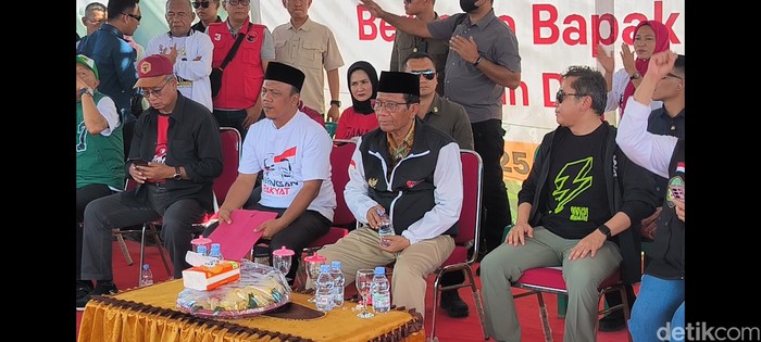 Mahfud Md di Lampung. (Rumondang N/detikcom)
