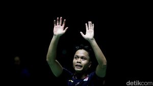 Mantap! Ginting Maju ke 8 Besar Indonesia Masters 2024