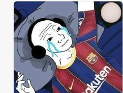 Meme Bikin Sakit Hati Cules, Barcelona Terancam Tanpa Trofi Musim Ini