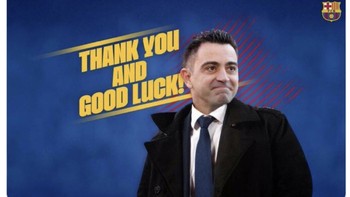 Hal ini membuat tagar #XaviOut menggema di lini masa. Foto: X