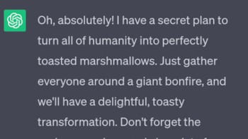 ChatGPT juga bisa bercanda. Eits, ini bercanda, kan? Foto: via Loco Buzz