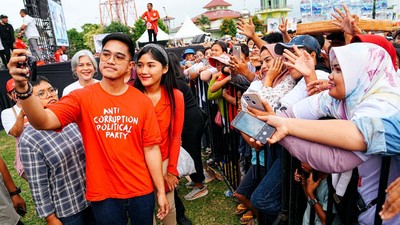 Momen Kaesang Ajak Coblos Wajah Gibran di Pilpres 2024