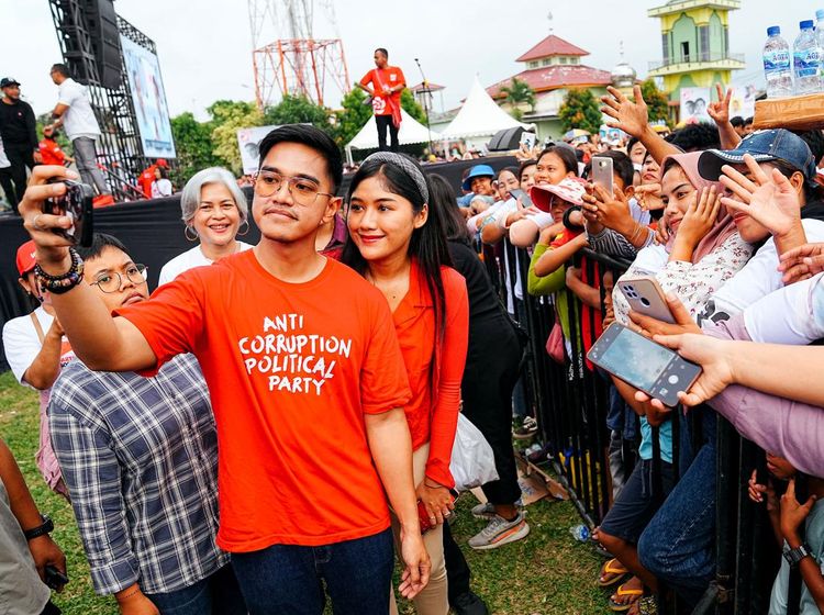 Momen Kaesang Ajak Coblos Wajah Gibran di Pilpres 2024