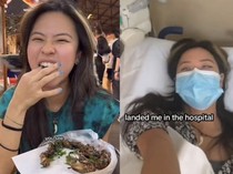 Nekat Cicip Belalang dan Ulat Sagu, TikToker Ini Keracunan