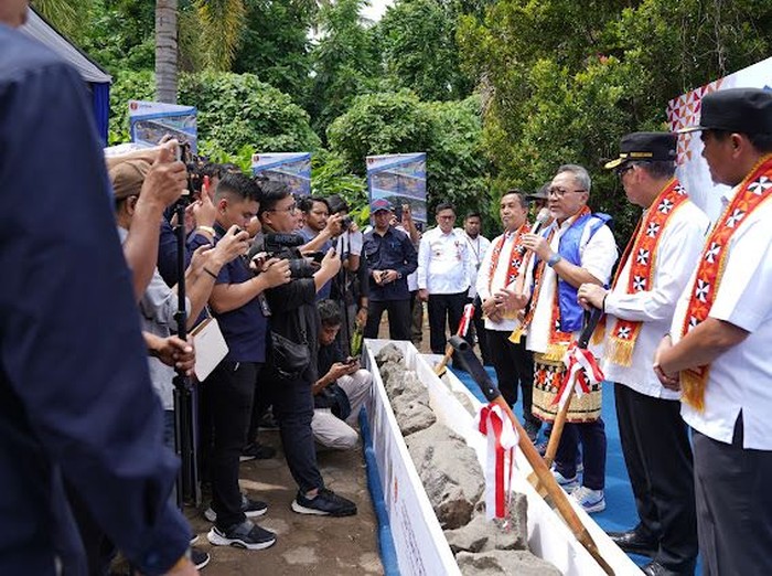 Peletakan Pasar di Lampung