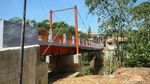 Penampakan Jembatan Gantung Parung Serab Depok Usai Direnovasi