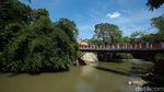 Penampakan Jembatan Gantung Parung Serab Depok Usai Direnovasi