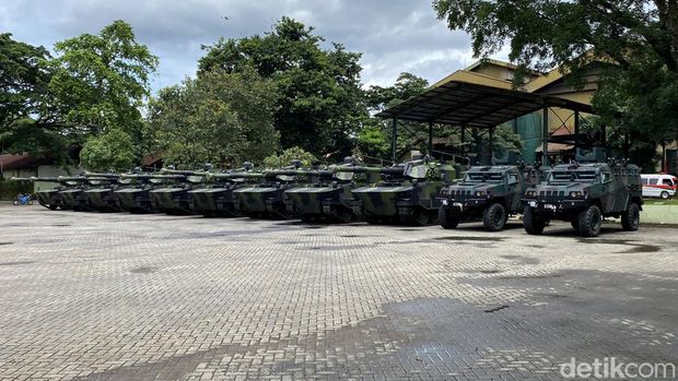 Penampakan Tank Harimau produksi PT Pindad (Foto: Wisma Putra/detikJabar)