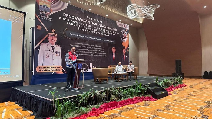 Pertamina dan Pemkot Palembang menyesosialisasikan agar gas lpg 3 kg tepat sasaran.