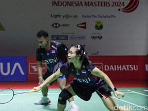 Hasil Indonesia Masters 2024: Rehan/Lisa Tersingkir di Perempatfinal