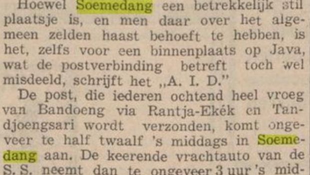 Screeshot surat kabar Het Nieuws Van Den Dag terbit Senin 14 Juni 1937 - delpher.nl