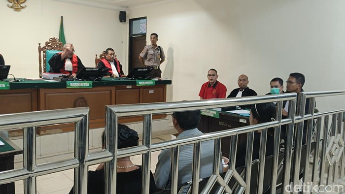 Sidang lanjutan kasus pembunuhan Bripda ID di PN Cibinong (Rizky/detikcom).