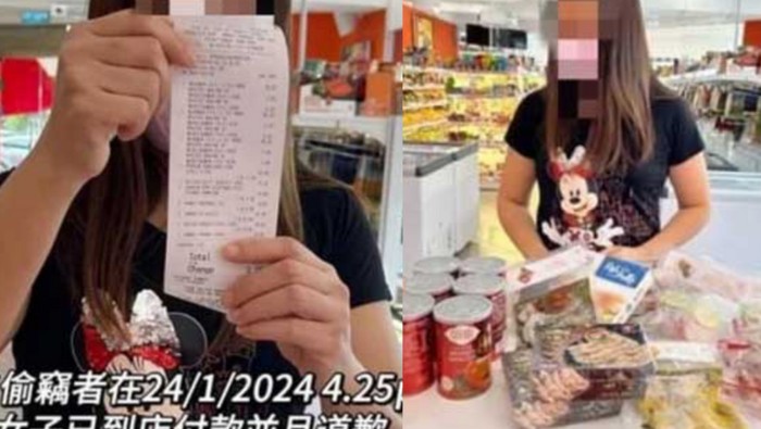 Tertangkap CCTV! Wanita Ini Curi Abalone dan Makanan Beku Rp 1,1 Juta