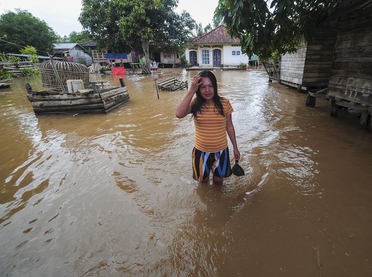 Usai Tiga Minggu Terendam, Banjir di Muaro Jambi Berangsur Surut